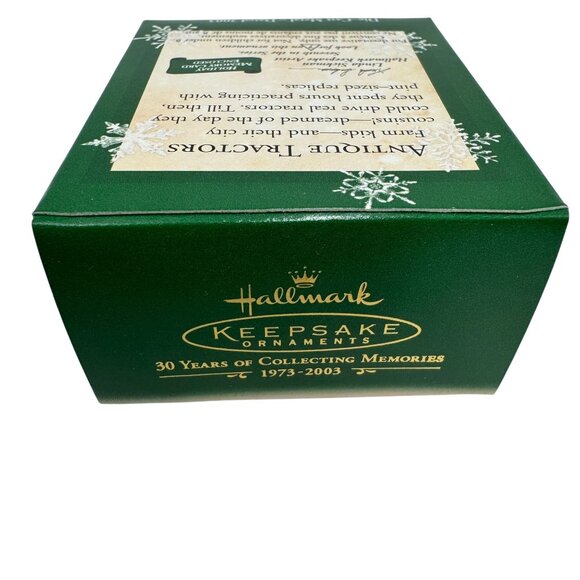 Hallmark 2003 Keepsake Ornament Antique Tractors Miniature Collectors Series Die - Picture 3 of 4